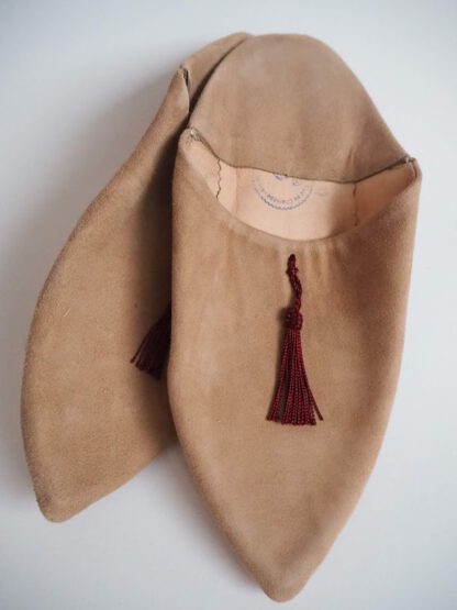 Babouche Beige Burgunder dusk