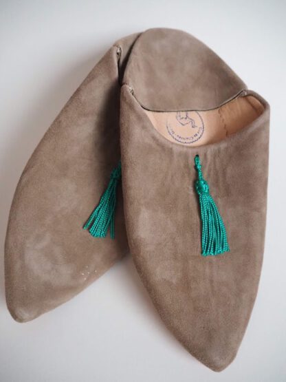 Babouche Beige Turkis dusk