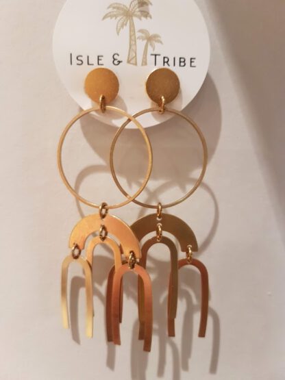 Brass Yolanda Earrings