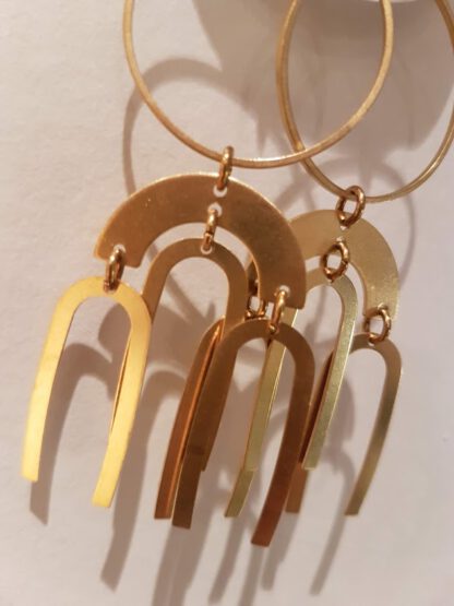 Brass Yolanda Earrings - Bilde 2