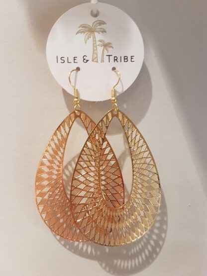 Gold Jester Earrings