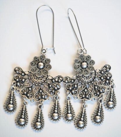 Antique Silver Shakti Earrings