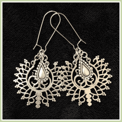 Antique Silver Makena Earrings