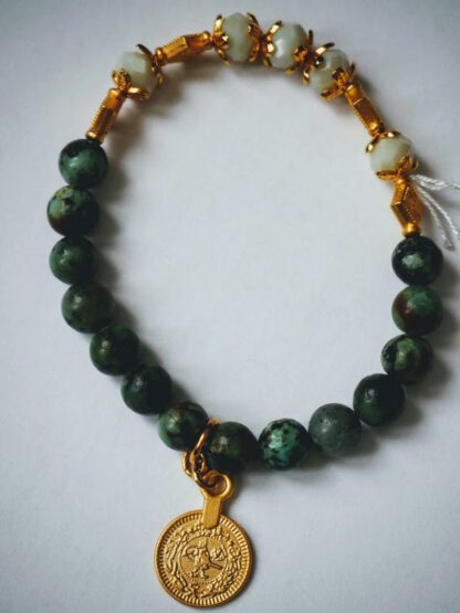 Gold Calypso Bracelet small coin