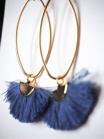 Gold Caprioska Tassel Blue smoke