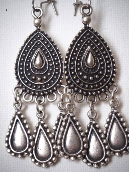 Antique Silver Mireya Earrings