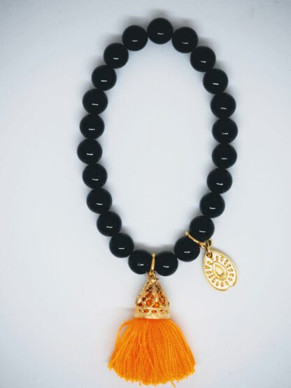 Gold Tassel Drop Bracelet