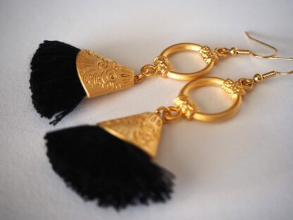 Gold Lulu Tassel earrings - Bilde 3