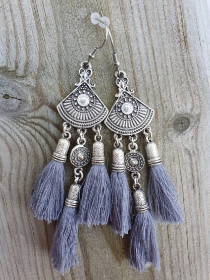 Antique Silver Sahana Grey