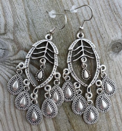Antique Silver Peacock