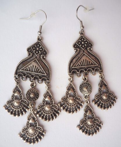 Antique Silver Chiara Earrings