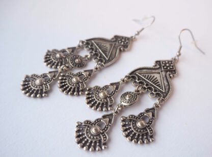 Antique Silver Chiara Earrings - Bilde 2