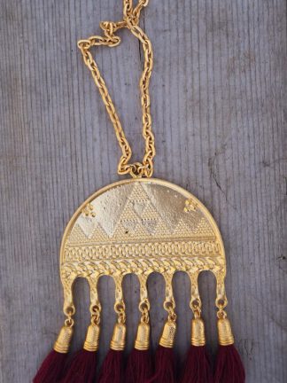 Gold Amazonia Statement Necklace