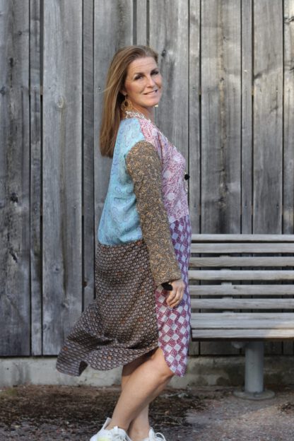 Fleur De Lis mix Caftan Dress 12 - Bilde 3
