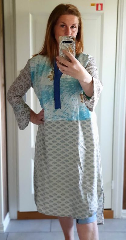 Fleur De Lis mix Caftan Dress 11 - Bilde 7
