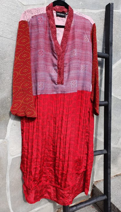 Fleur De Lis mix Caftan Dress 15