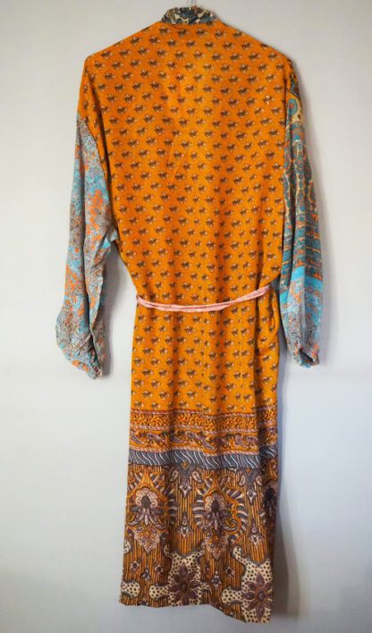Pocket Long Silk Kimono 2 - Bilde 2