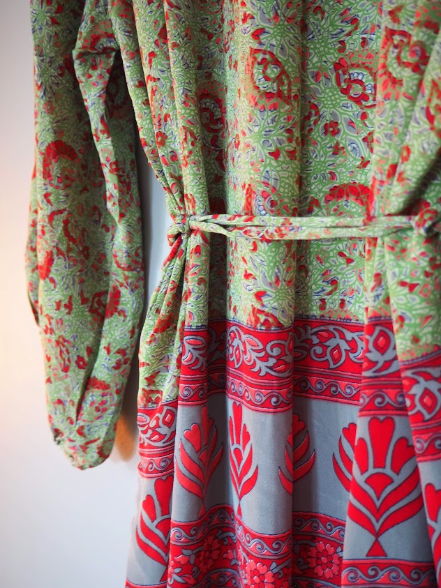 Pocket Long Silk Kimono 4 - Bilde 3