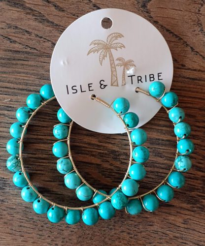 Meri Hoop Turquoise