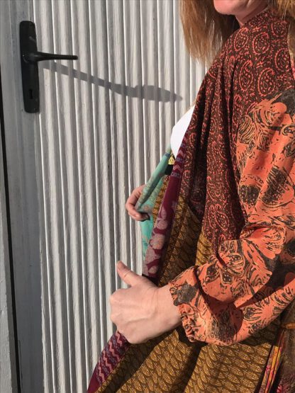 Pocket Long Silk Kimono 6 - Bilde 4