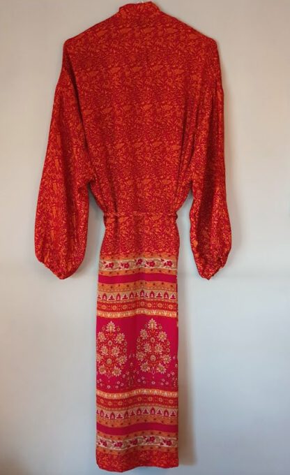 Pocket Long Silk Kimono 7 - Bilde 3