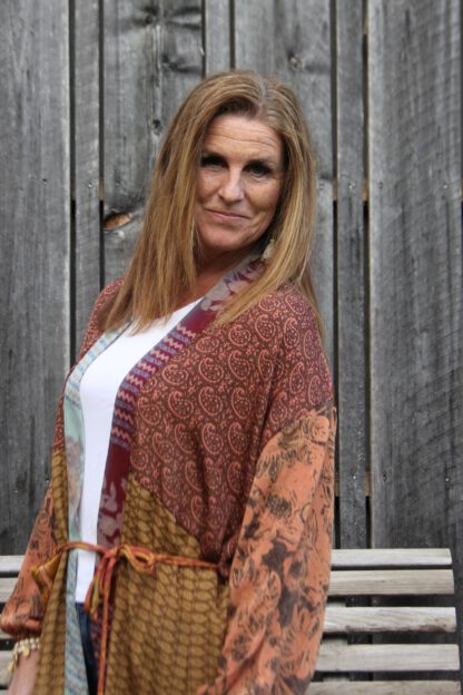 Pocket Long Silk Kimono 6