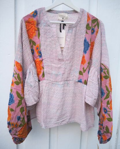 Bibi Balloon Silk Top | 1