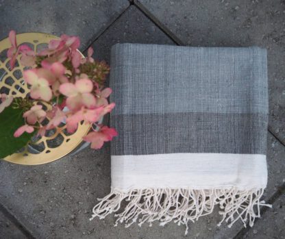 Abay Beach Towel Dark Grey