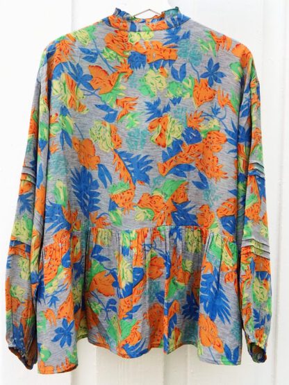 Ria Silk Peplum Top | 2 - Bilde 3