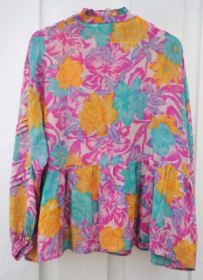 Ria Silk Peplum Top | 3 - Bilde 4