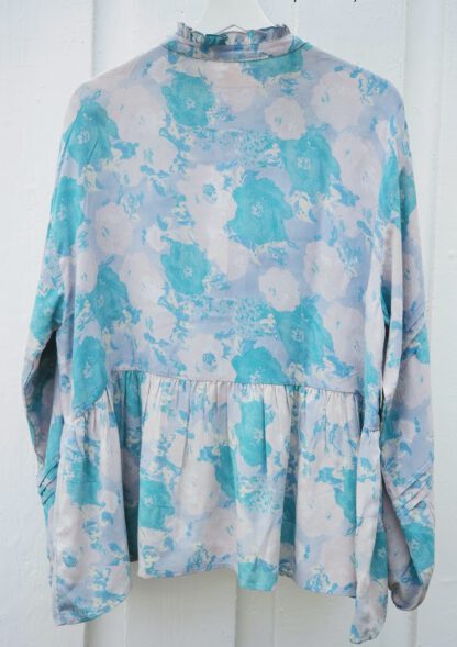 Ria Silk Peplum Top | 4 - Bilde 6