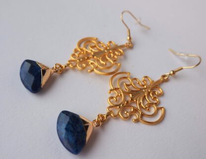 Gold Elora Filigree Earrings - Bilde 2