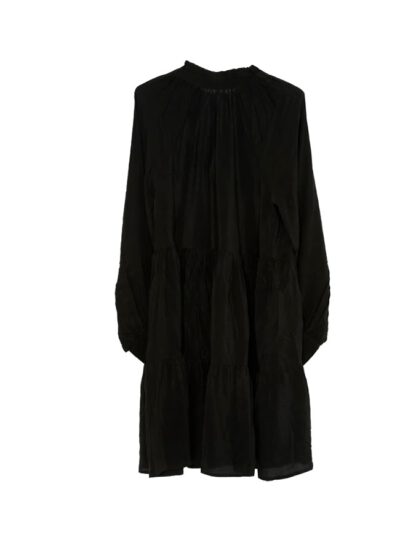 Ines Noir Silk Dress 1 | Sissel Edelbo - Bilde 8