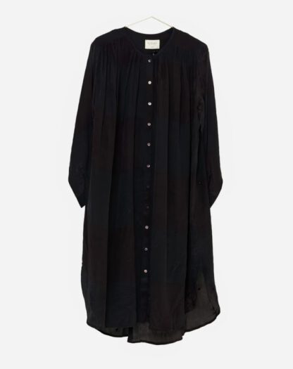 Brave Noir Silk Dress 2 | Sissel Edelbo