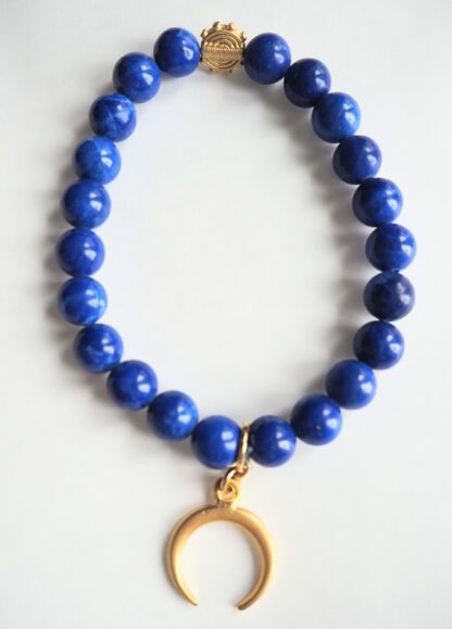 Lapis Blue | Armbånd av mineralsteinen lapis