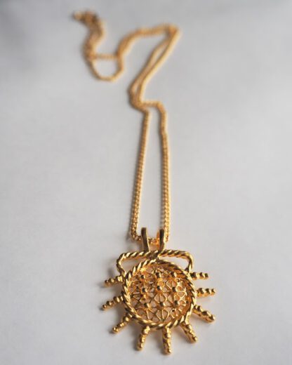 Bohemian Sun | Halskjede med strålende sol - Bilde 2