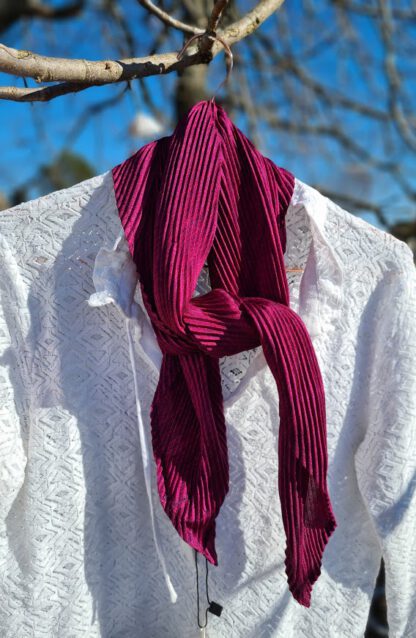Miracle Pleated Scarf Sissel Edelbo | 2