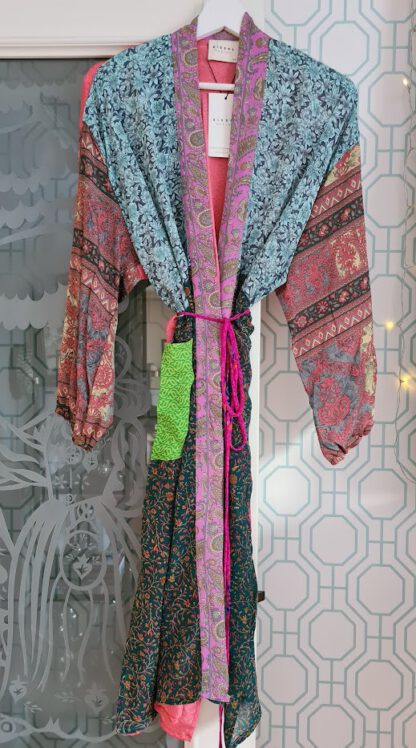 Pocket Long Silk Kimono | Sissel Edelbo 13