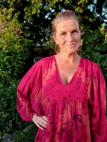 Goldie Tie Dye Silk Top 1 | Sissel Edelbo