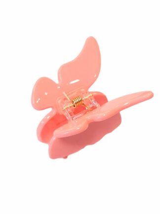 Hårklype Sommerfugl liten | Rosa