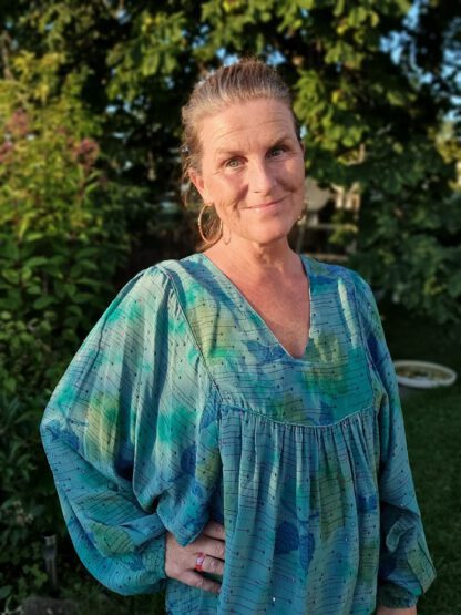 Goldie Tie Dye Silk Top 2 | Sissel Edelbo