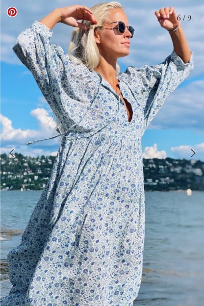 Olivia kjole midi Vind | By Linn Andersen - Bilde 2