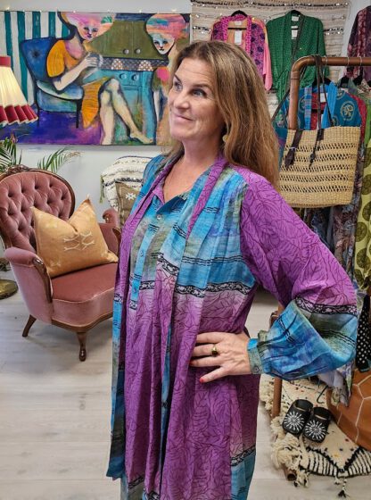 Gabriele Silk Dress, kjole i 100% silke fra Sissel Edelbo - Bilde 3