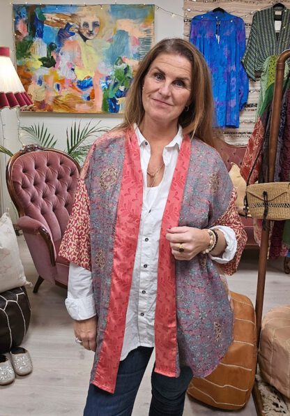 Lotus Short Kimono i silke fra Sissel Edelbo | 34