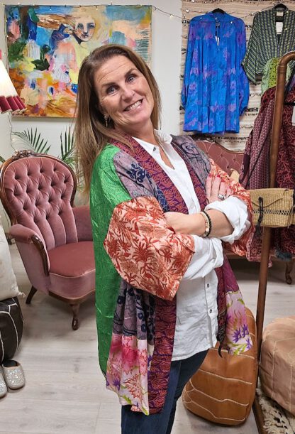 Lotus Short Kimono i silke fra Sissel Edelbo | 27