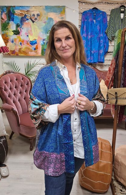 Lotus Short Kimono i silke fra Sissel Edelbo | 30 - Bilde 3