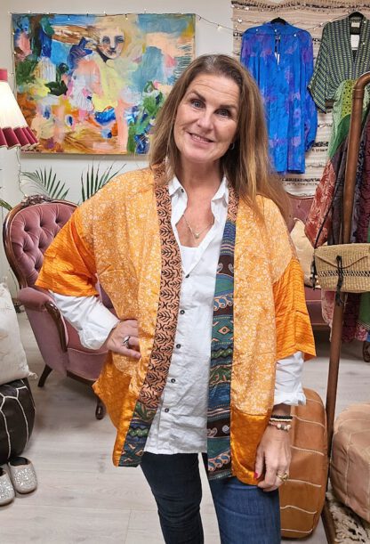 Lotus Short Kimono i silke fra Sissel Edelbo | 33