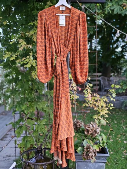 Zelda Wrap Dress, omslagskjole i silke fra Sissel Edelbo | 5 - Bilde 4