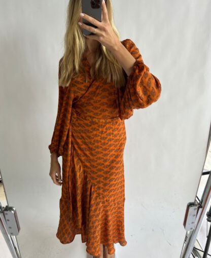 Zelda Wrap Dress, omslagskjole i silke fra Sissel Edelbo | 5 - Bilde 3