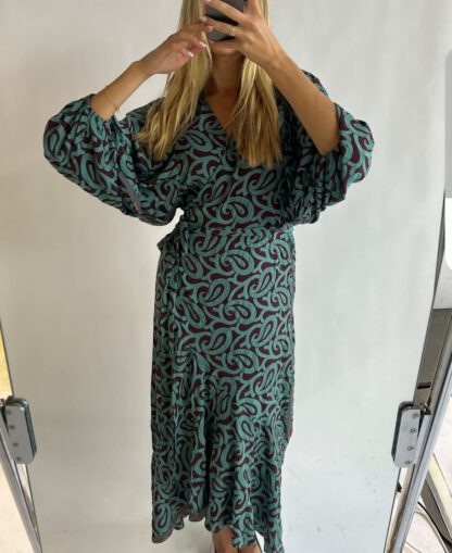 Zelda Wrap Dress, omslagskjole i silke fra Sissel Edelbo | 7 - Bilde 3